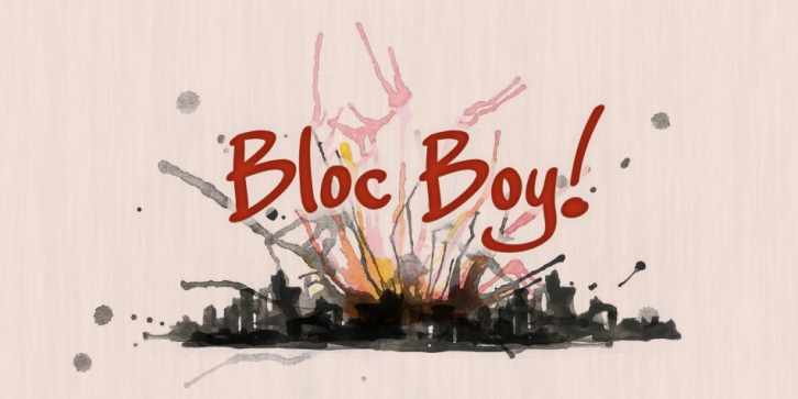 Bloc Boy font preview