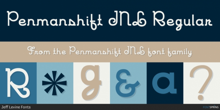 Penmanshift JNL font preview