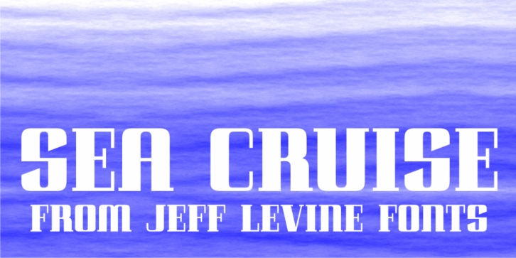 Sea Cruise JNL font preview