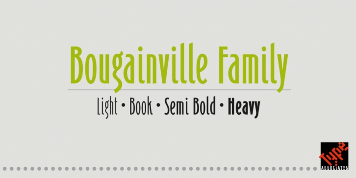Bougainville font preview
