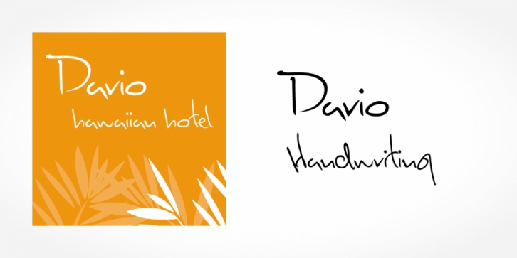 Dario Handwriting font preview