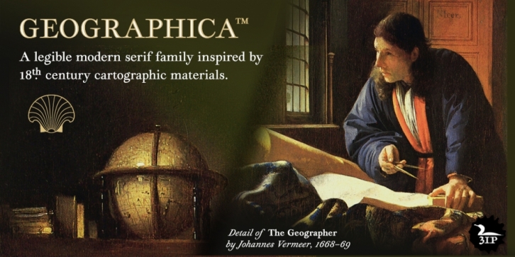 Geographica font preview