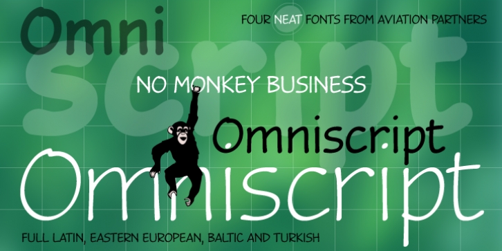 Omniscript font preview