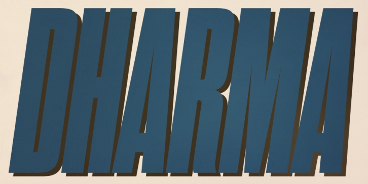 Dharma Gothic M font preview