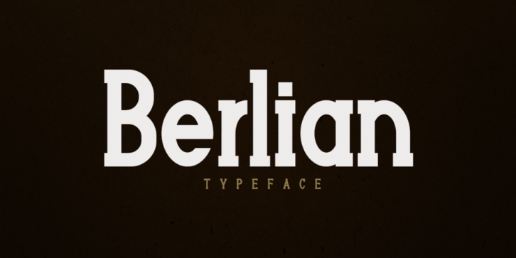 Berlian font preview