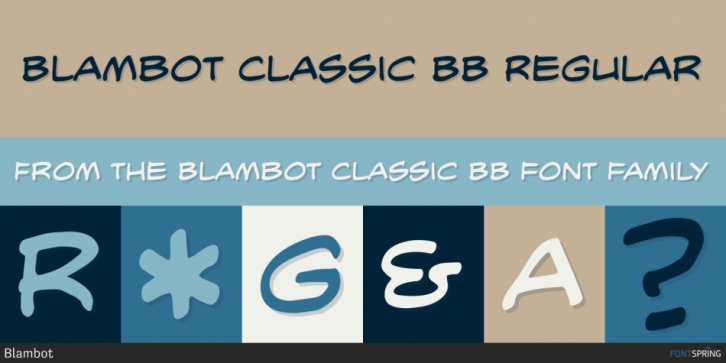 Blambot Classic BB font preview