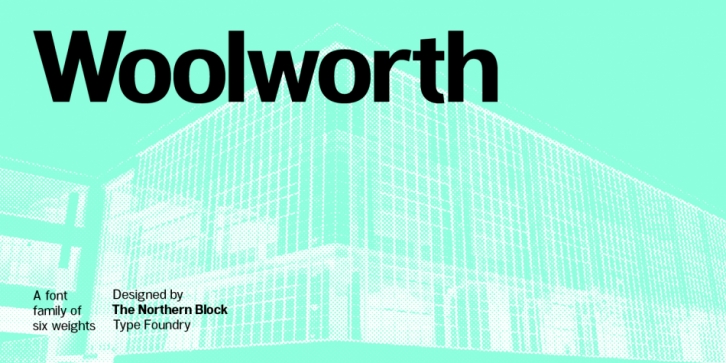 Woolworth font preview