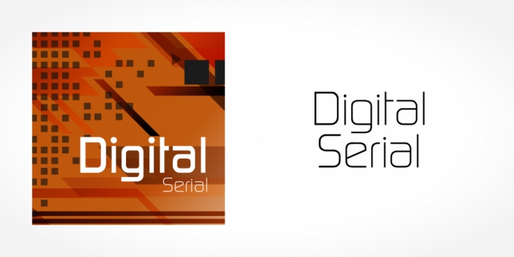 Digital Serial font preview