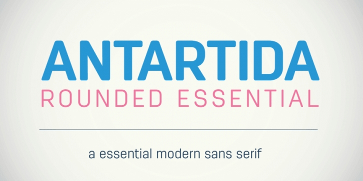 Antartida Rounded Essential font preview
