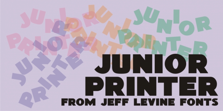 Junior Printer JNL font preview