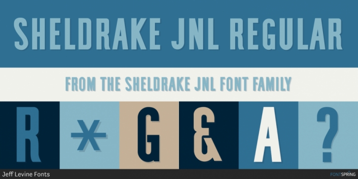 Sheldrake JNL font preview
