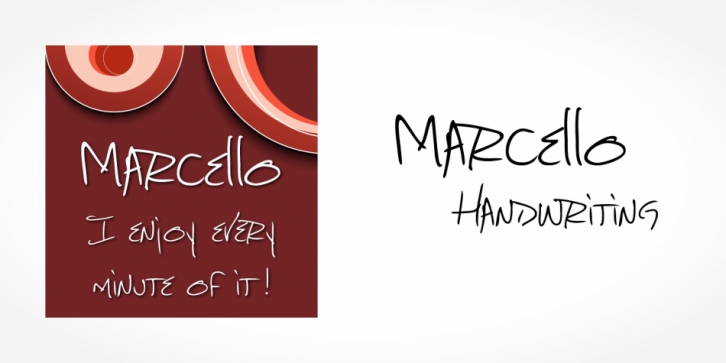 Marcello Handwriting font preview