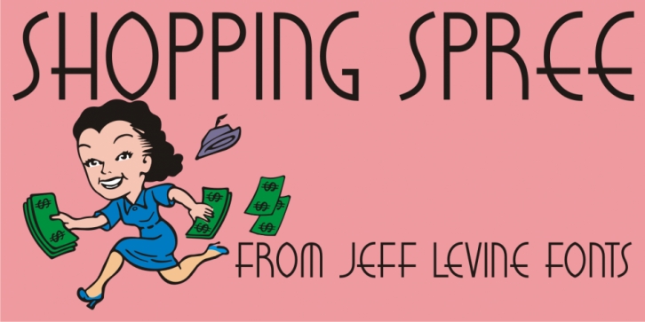 Shopping Spree JNL font preview