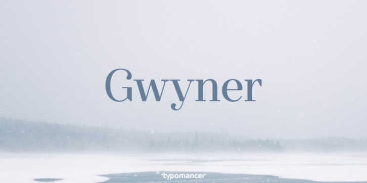 Gwyner font preview
