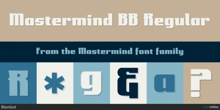 Mastermind font preview