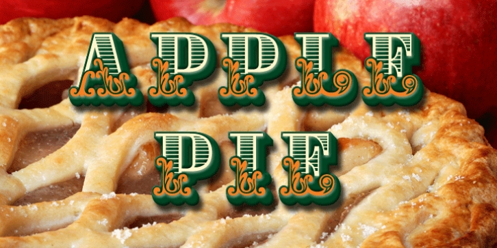 Apple Pie font preview