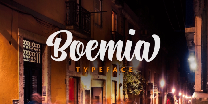 Boemia font preview