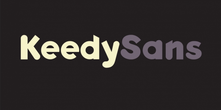 Keedy Sans font preview