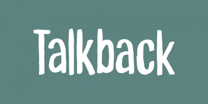 Talkback font preview