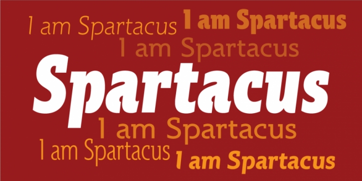 Spartacus font preview