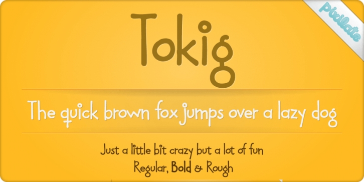 Tokig Px font preview