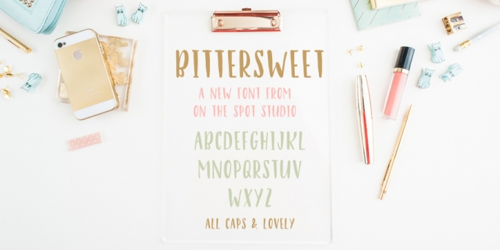 Bittersweet font preview