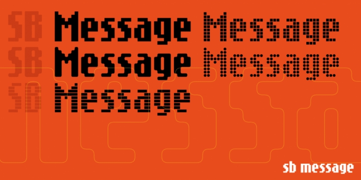 SB Message font preview