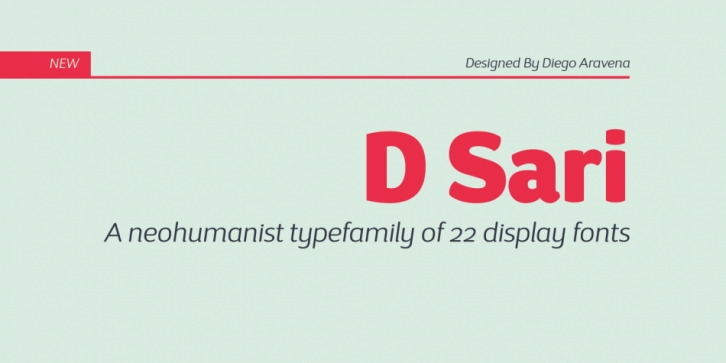 D Sari font preview