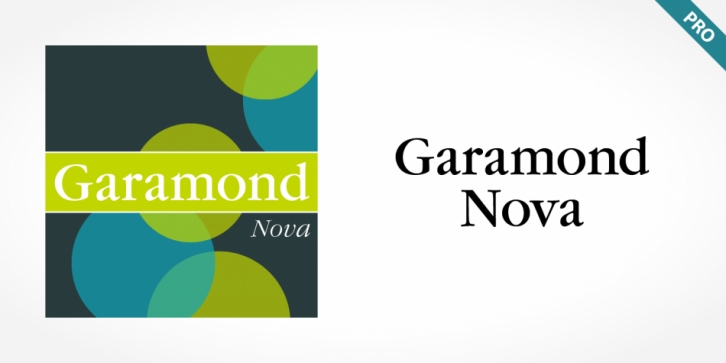 Garamond Nova Pro font preview