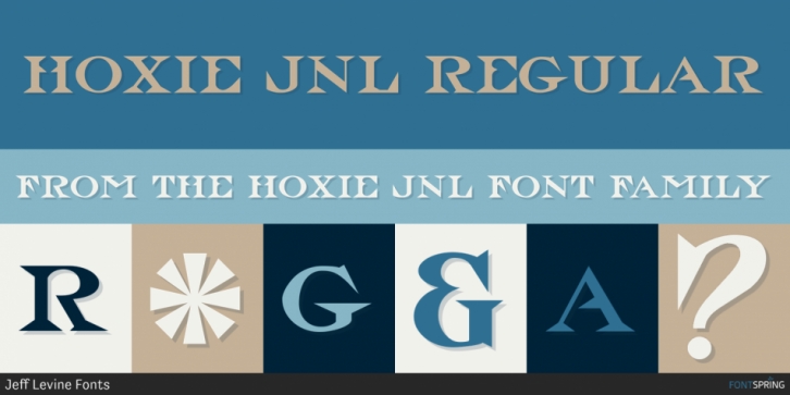 Hoxie JNL font preview