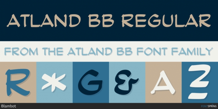 Atland BB font preview