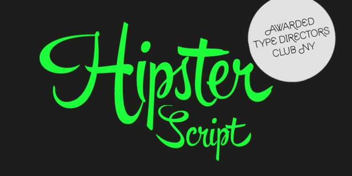 Hipster Script font preview