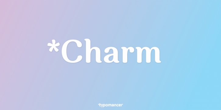Charm font preview