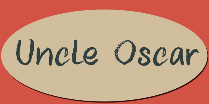 Uncle Oscar font preview