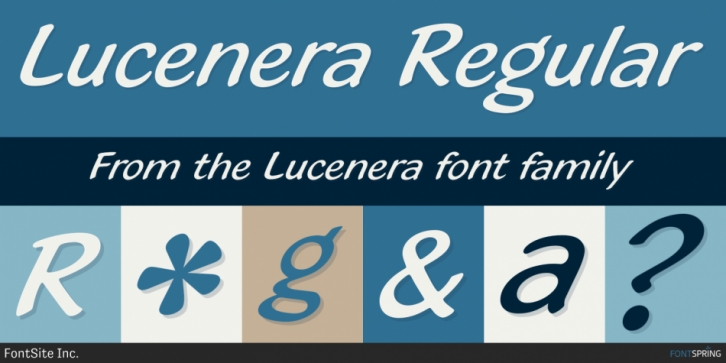 Lucenera font preview