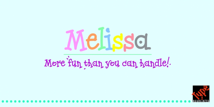 Melissa font preview