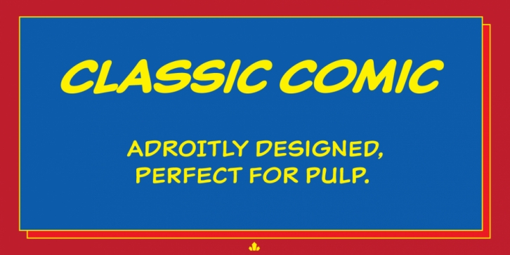 Classic Comic font preview