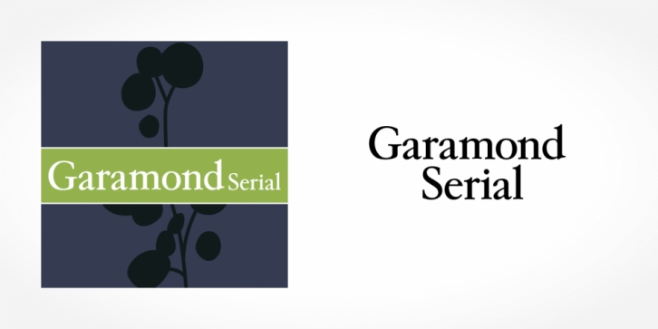 Garamond Serial font preview