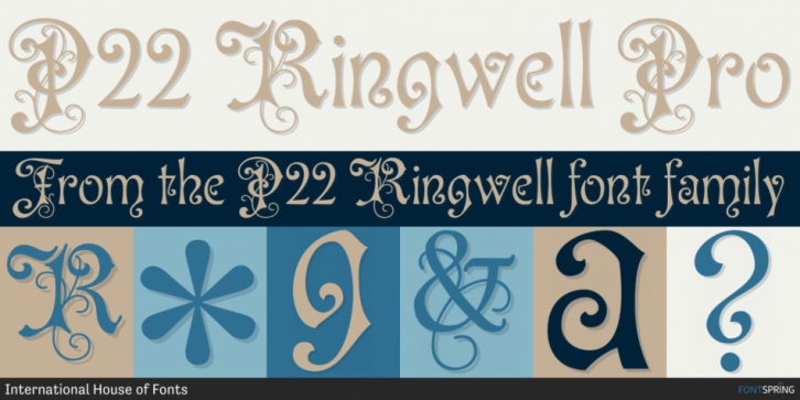 P22 Ringwell font preview