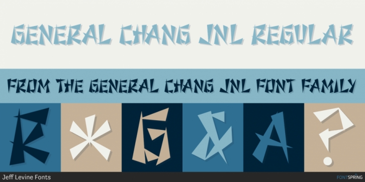 General Chang JNL font preview