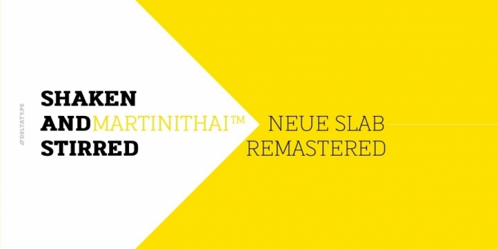Martinithai Neue Slab font preview