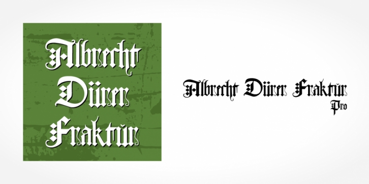 Albrecht Duerer Fraktur Pro font preview
