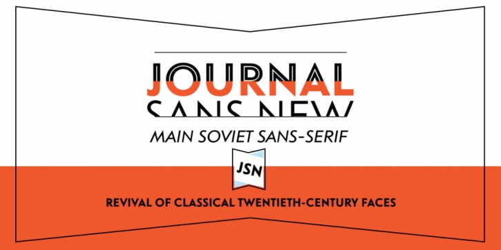 Journal Sans New font preview