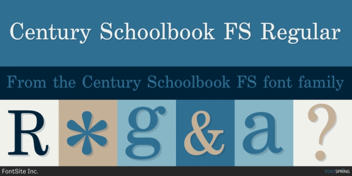 Century Schoolbook FS font preview
