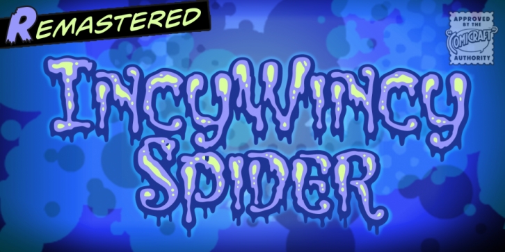 Incy Wincy Spider font preview