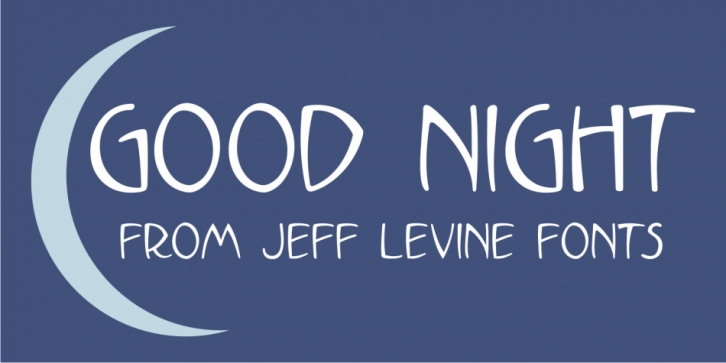 Good Night JNL font preview