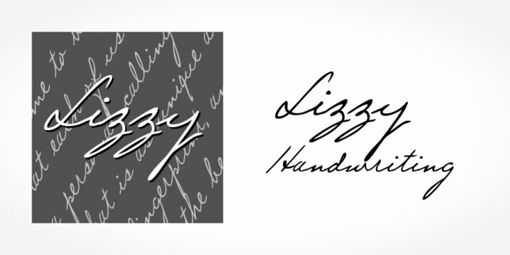 Lizzy Handwriting font preview
