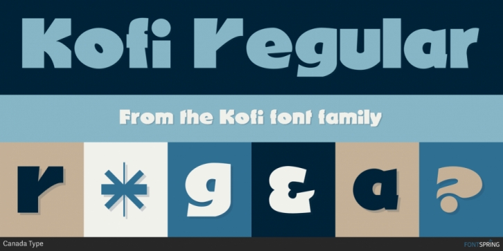 Kofi font preview