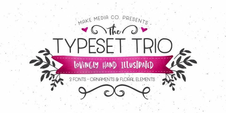 Typeset Trio font preview