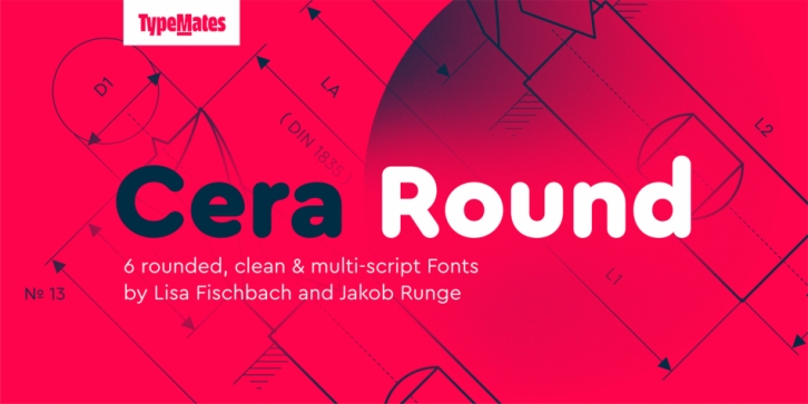 Cera Round Pro font preview